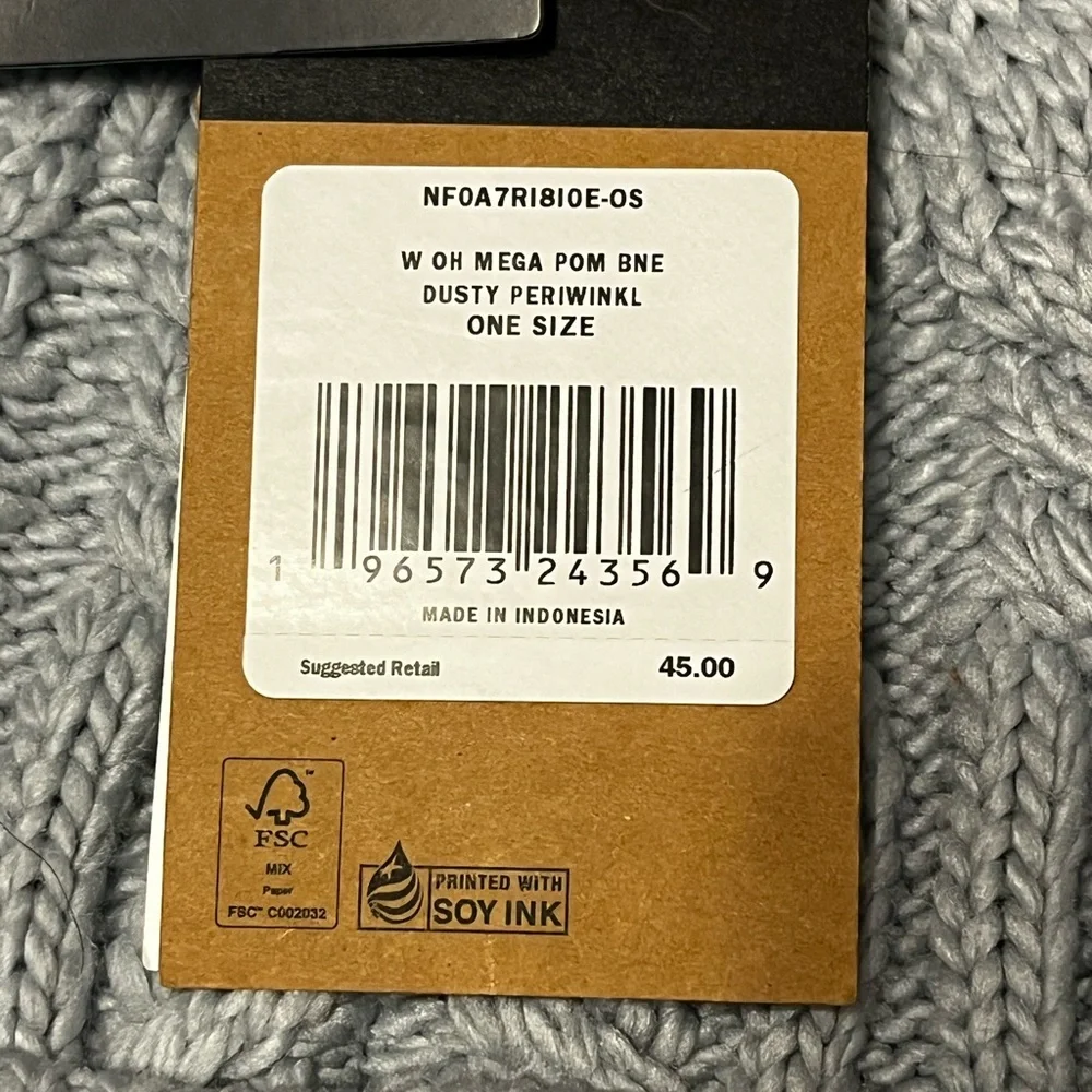 The North Face Dusty Periwinkle Knit Beanie - Picture 8 of 8